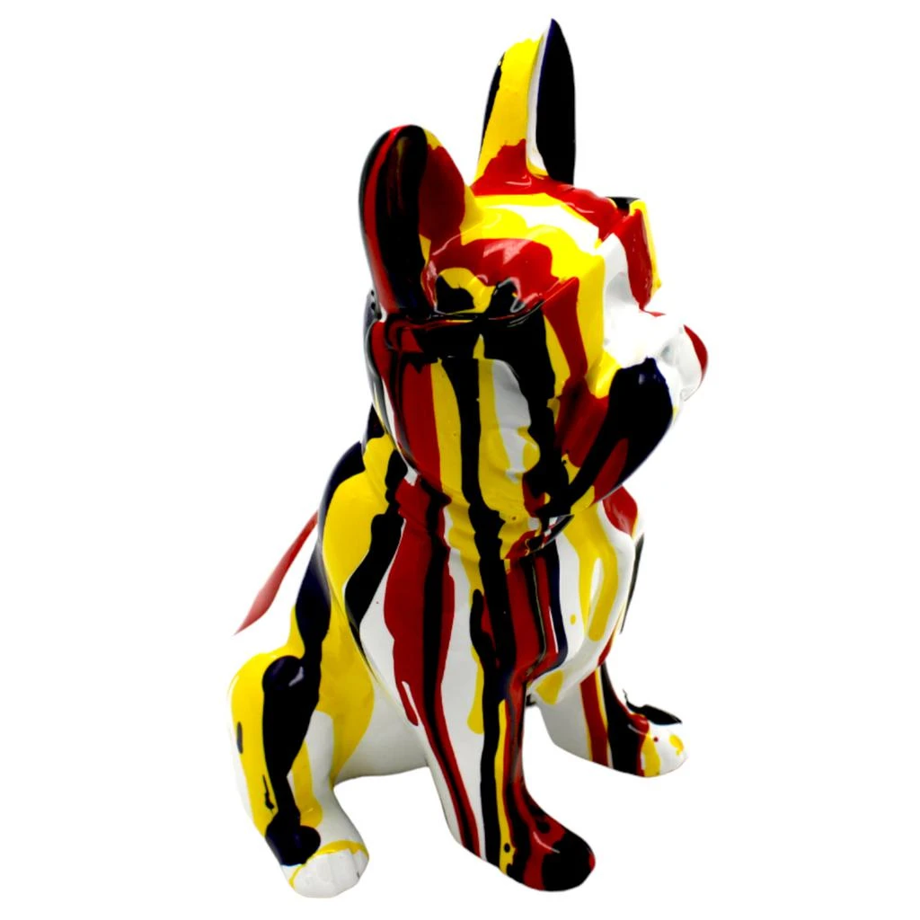 商品Interior Illusion Plus|Interior Illusions Plus Red  & Yellow Graffiti Dog with Glasses - 8" tall,价格¥458,第2张图片详细描述