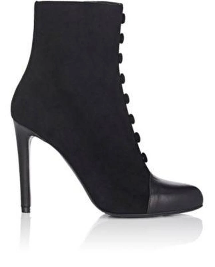 商品Barneys New York|Embellished Suede & Leather Ankle Boots,价格¥1257,第1张图片