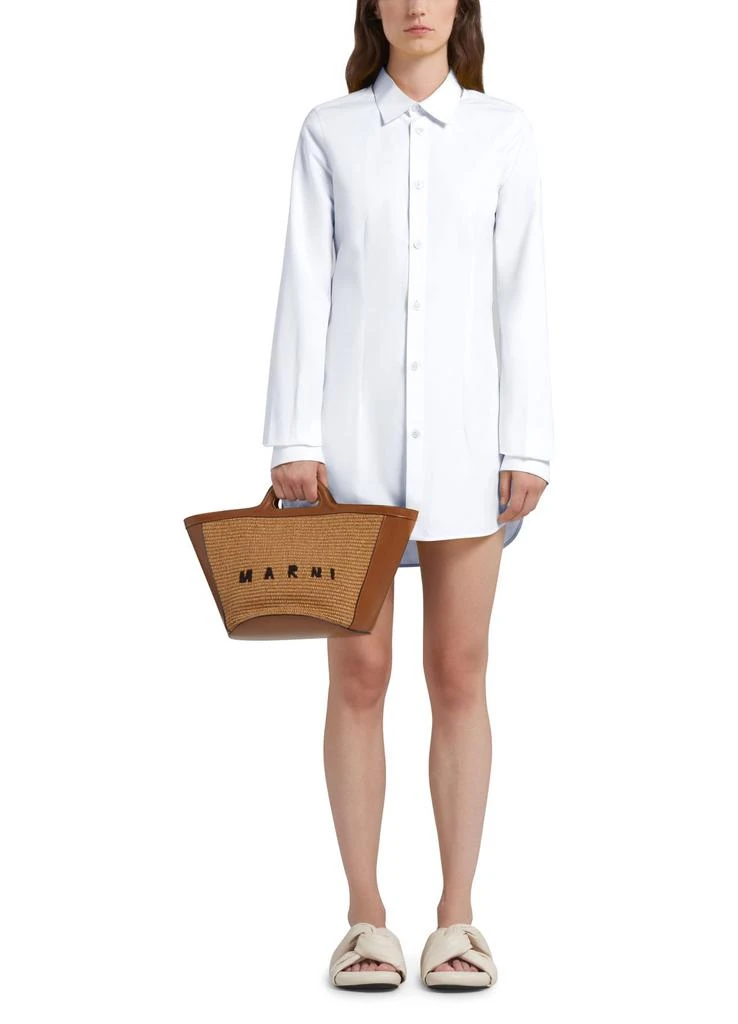 商品Marni|Tropicalia 酒椰皮革小号手袋,价格¥7736,第1张图片