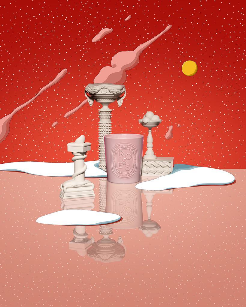 商品Diptyque|21 oz. Roses Candle,价格¥1451,第4张图片详细描述