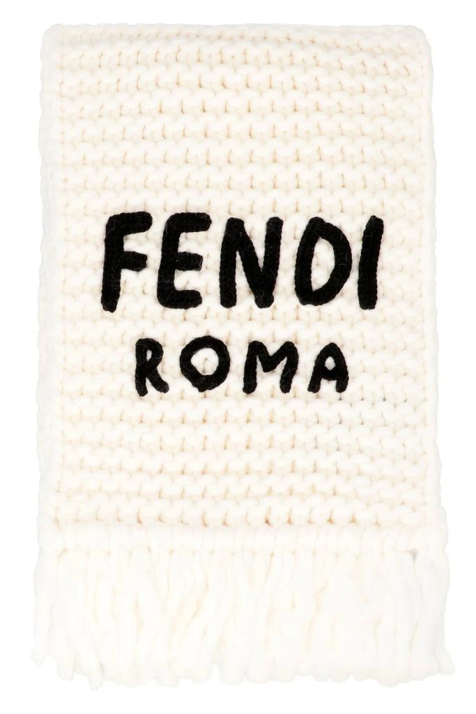 商品Fendi|Fendi Logo Knitted Scarf,价格¥6432,第1张图片