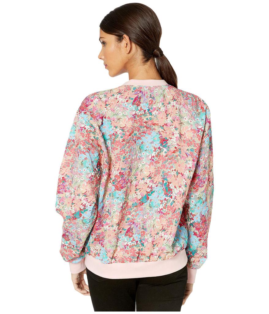 Floral Sequin/Floral Jacquard Sweatshirt商品第3张图片规格展示