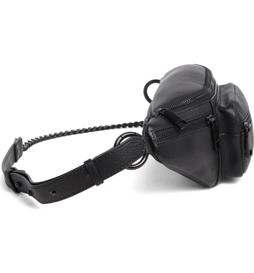 商品Rebecca Minkoff|Leather Zip Belt Bag,价格¥1033,第4张图片详细描述