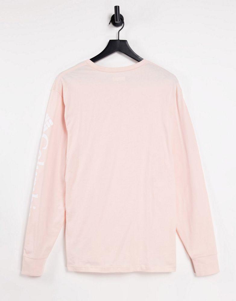 Columbia North Cascades long sleeve t-shirt in pink Exclusive at ASOS商品第2张图片规格展示