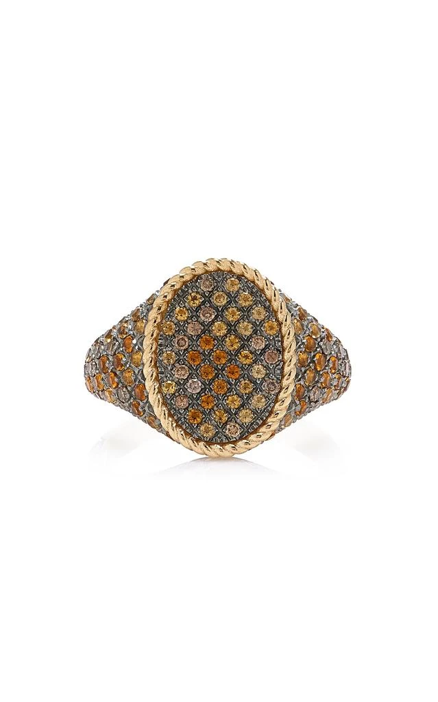商品Yvonne Leon|Yvonne Leon - Python 9K Yellow Gold Signet Ring - Gold - US 7 - Moda Operandi - Gifts For Her,价格¥19324,第1张图片