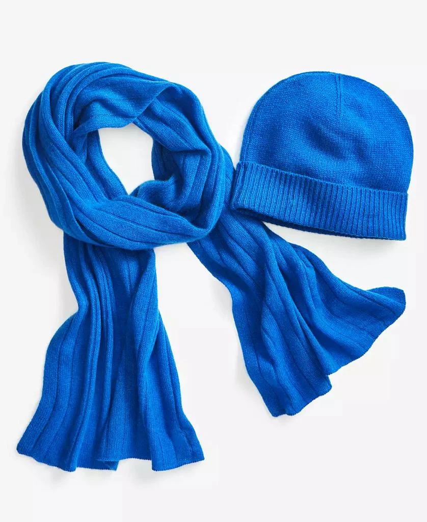 商品Charter Club|Ribbed 100% Cashmere Scarf, Created for Macy's,价格¥249,第3张图片详细描述