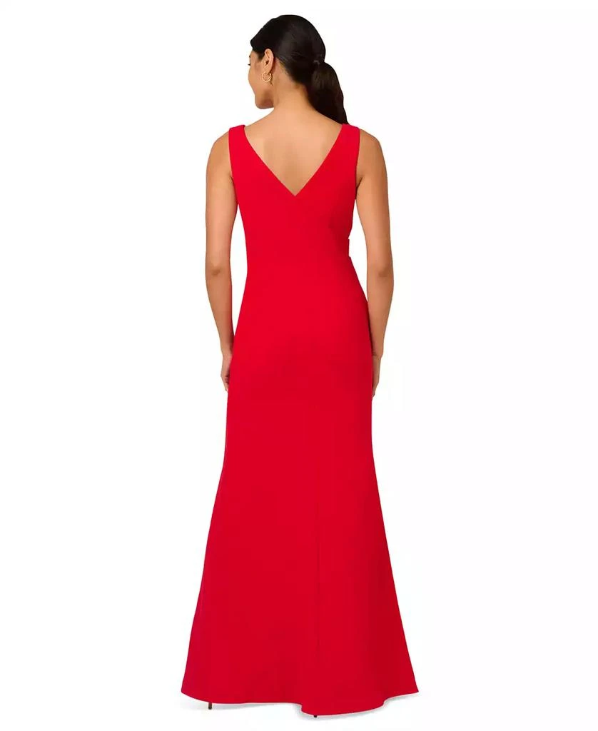 商品Adrianna Papell|Women's Bow-Front Crepe Gown,价格¥594,第3张图片详细描述