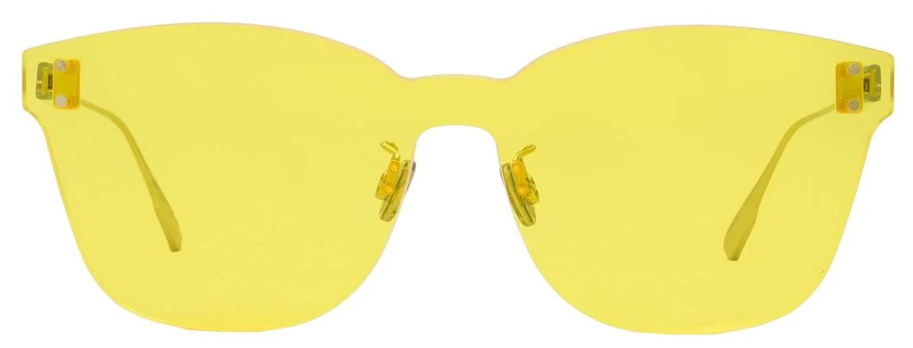 商品Dior|Dior Women's Shield Sunglasses DiorColorQuake2 40GHO Gold/Clear 99mm,价格¥1029,第2张图片详细描述
