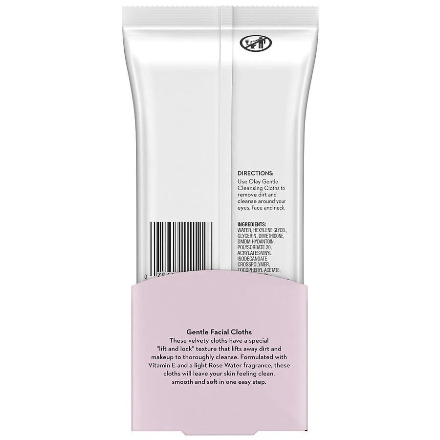 商品Olay|Gentle Facial Cleansing Cloths Rose Water,价格¥53,第2张图片详细描述