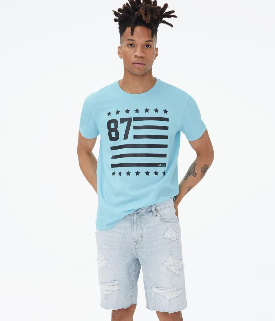 商品Aeropostale|Men's 87 Flag Graphic Tee,价格¥199,第5张图片详细描述