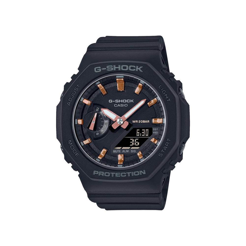 Unisex Analog-Digital Black Resin Strap Watch 43mm GMAS2100-1A商品第1张图片规格展示