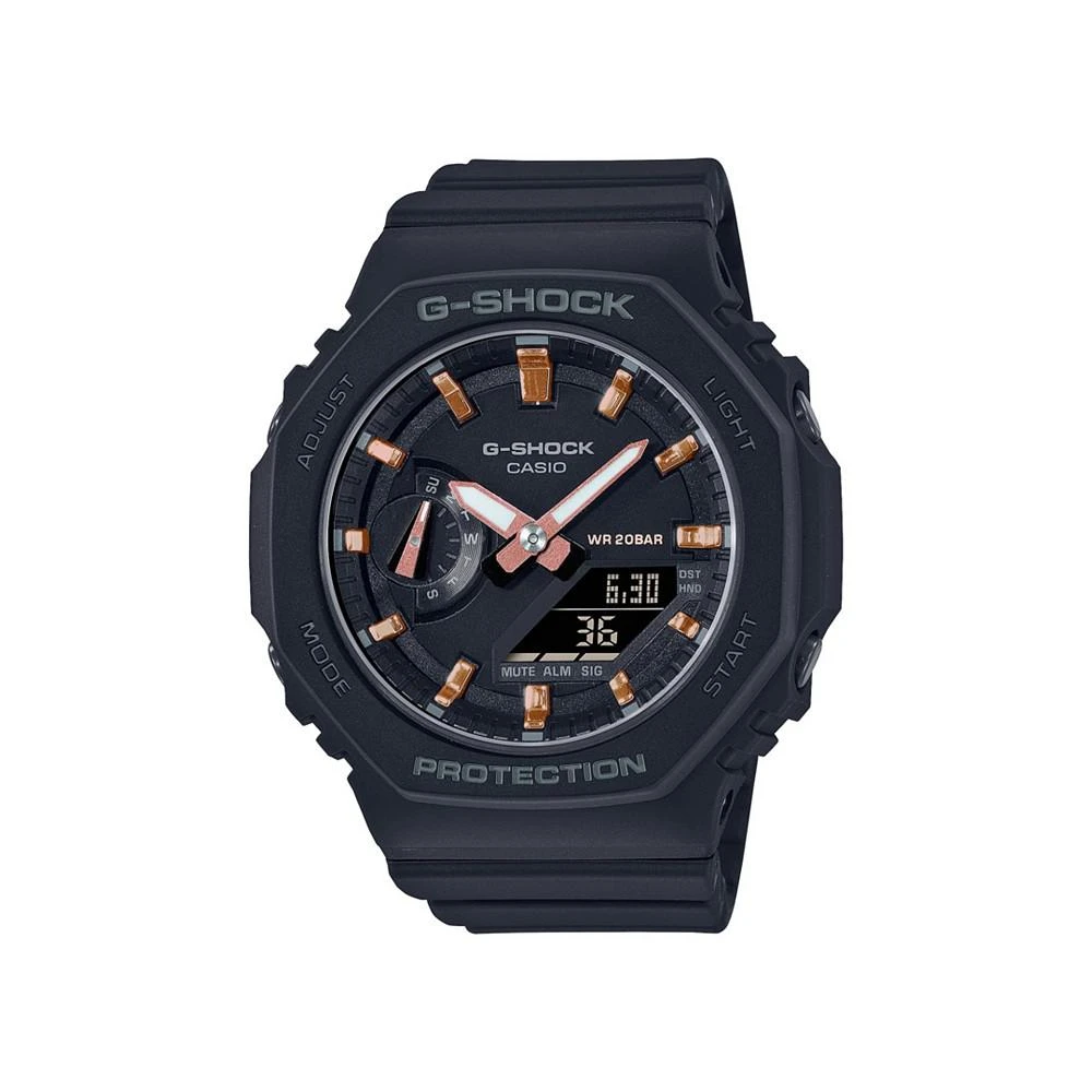 商品G-Shock|Unisex Analog-Digital Black Resin Strap Watch 43mm GMAS2100-1A,价格¥741,第1张图片