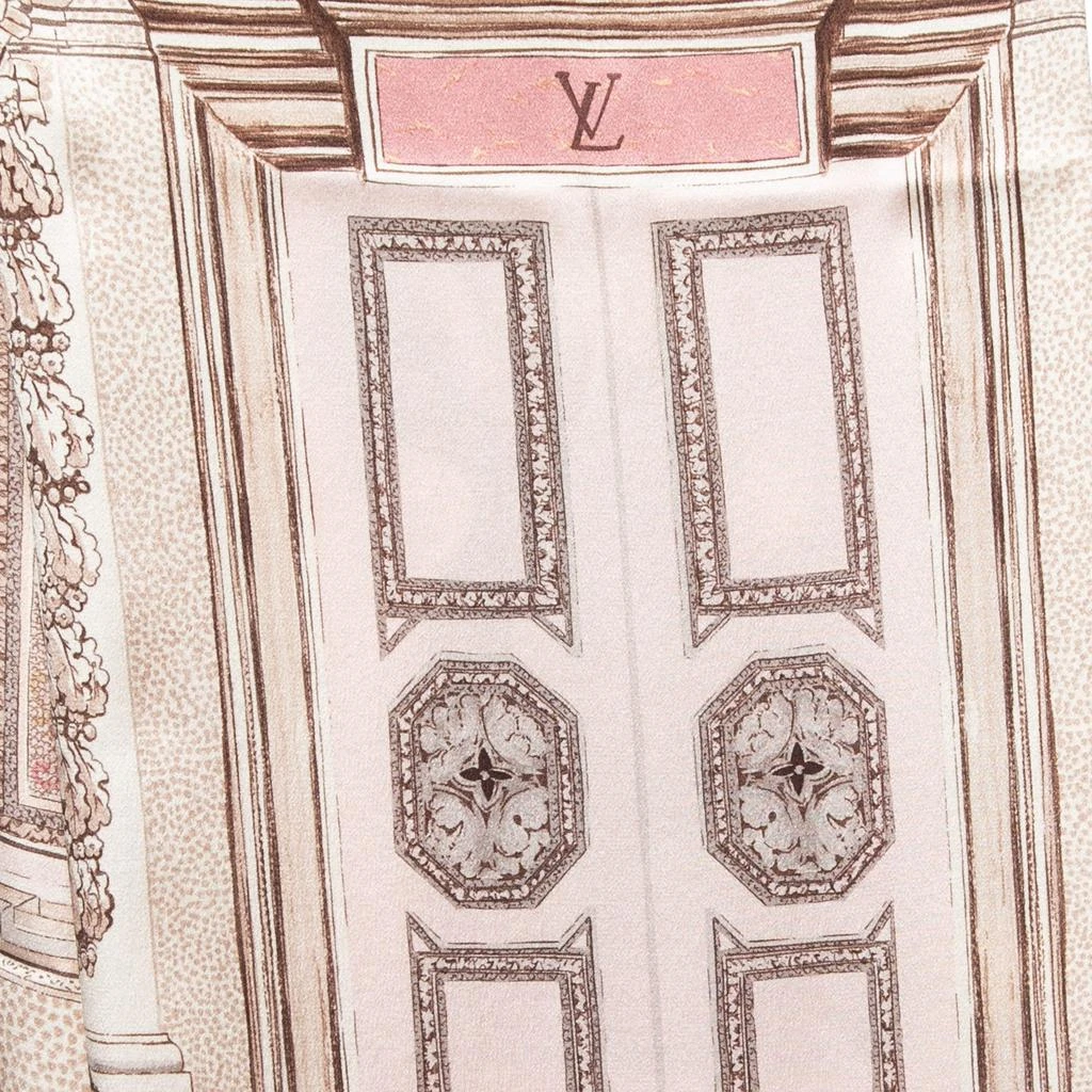 商品[二手商品] Louis Vuitton|Louis Vuitton Cream Les Decors Parisiens au XIX Siecle Silk Stole,价格¥4418,第3张图片详细描述