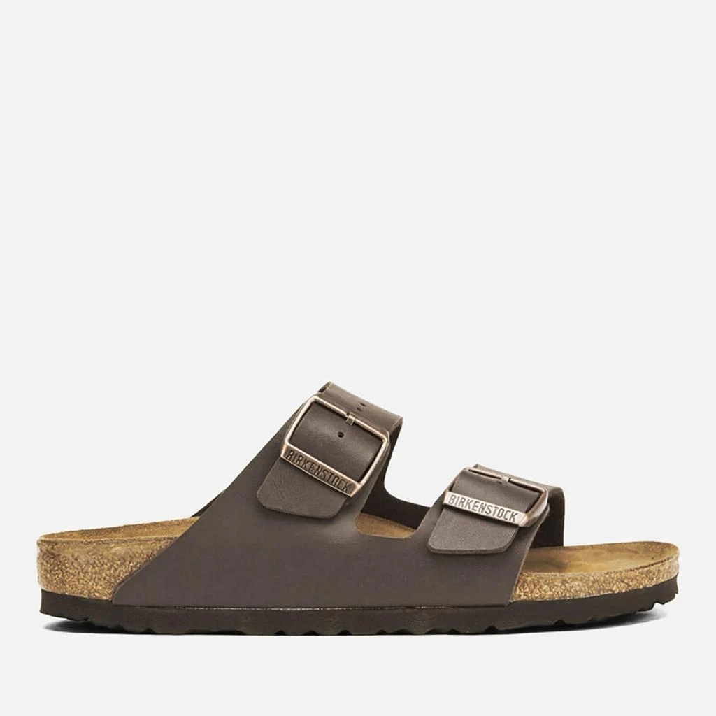 商品Birkenstock|Birkenstock Women's Arizona Slim Fit Double Strap Sandals - Dark Brown,价格¥766,第1张图片