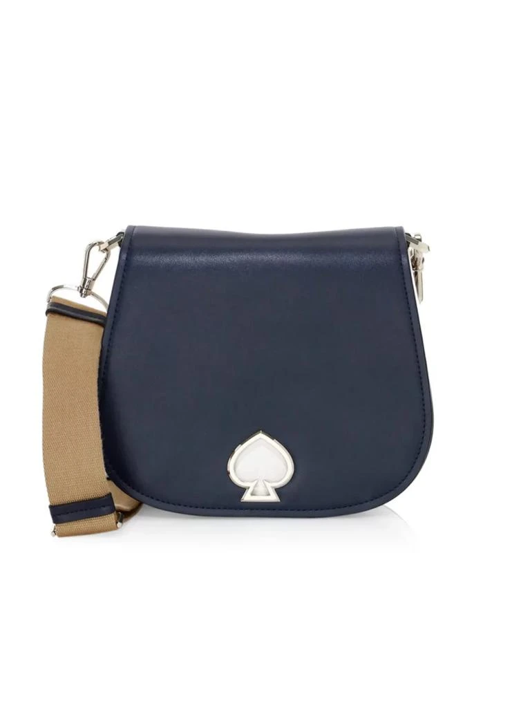 商品Kate Spade|Large Suzy Leather Saddle Bag,价格¥1417,第1张图片