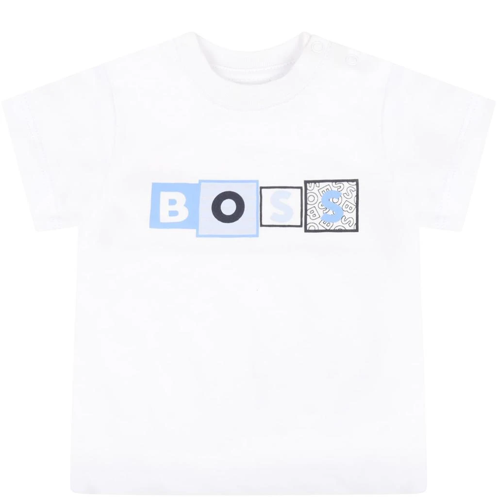 商品Hugo Boss|Hugo Boss Multicolor Set For Baby Boy With Logo,价格¥1107,第4张图片详细描述