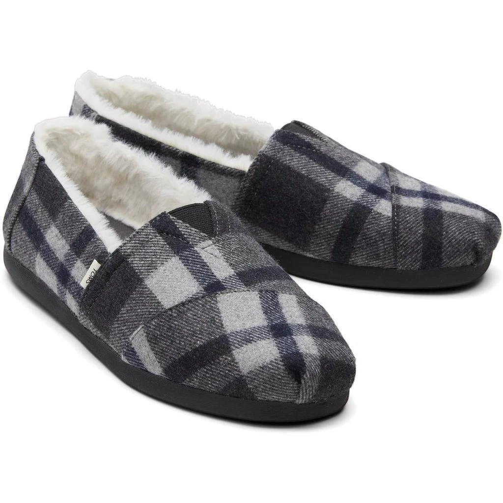 商品TOMS|Toms Mens Alparagata Faux Fur Slip-on Loafer Slippers,价格¥76,第1张图片