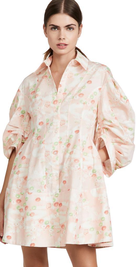 商品Simone Rocha|Simone Rocha 经典衣袖立体衬衣连衣裙,价格¥3535,第1张图片