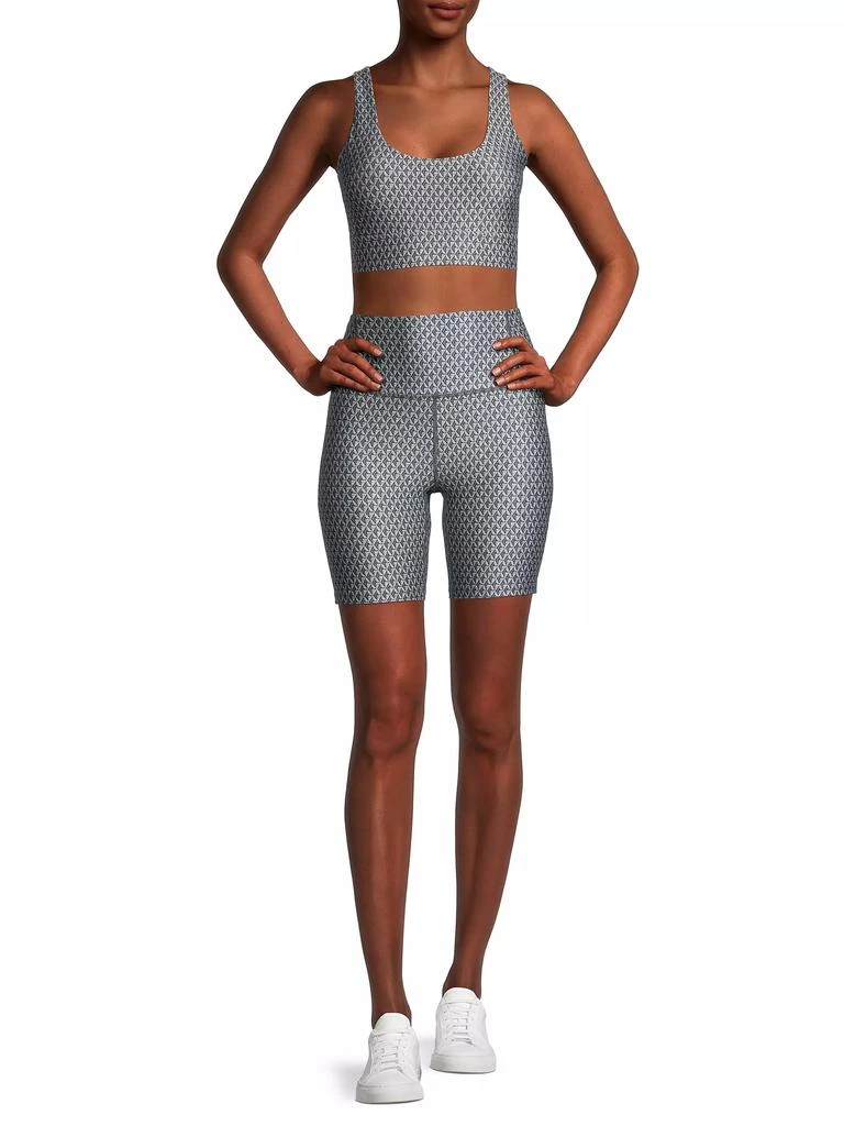 商品Greyson|Luna Diamond All-Day Compression Biker Shorts,价格¥267,第2张图片详细描述