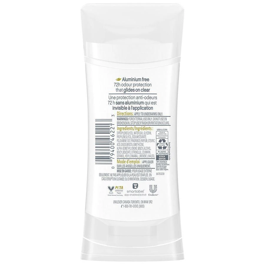 商品Dove|Deodorant Stick Cucumber & Green Tea,价格¥66,第2张图片详细描述
