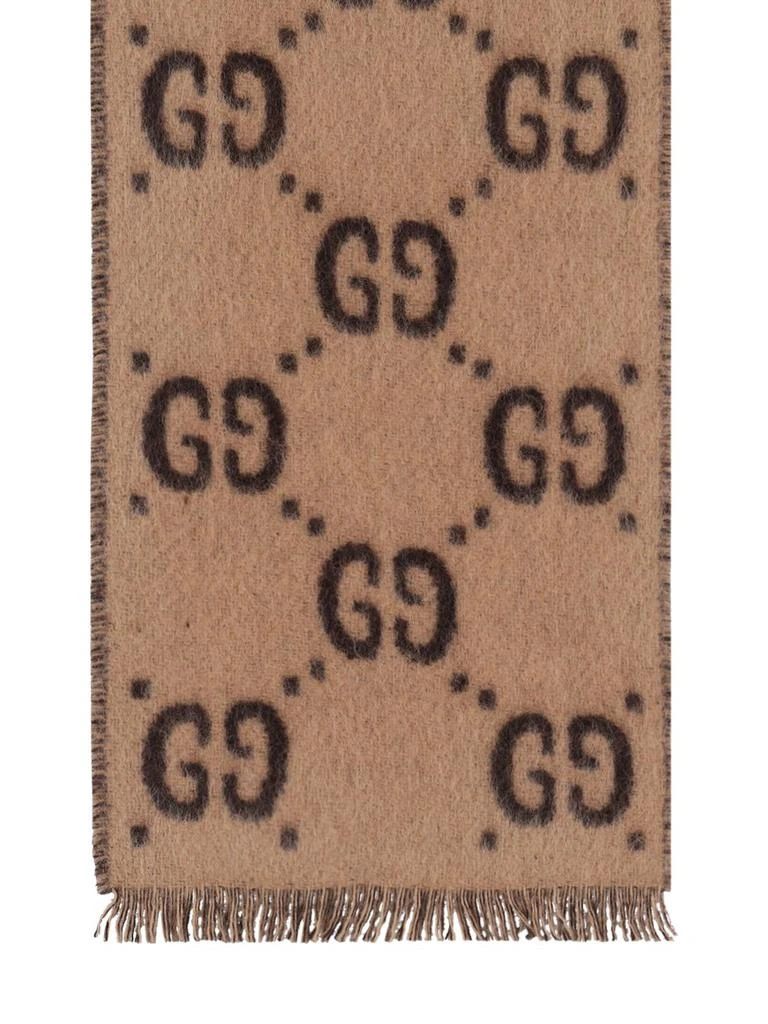 商品Gucci|Freeda Logo Jacquard Wool Scarf,价格¥2982,第1张图片详细描述