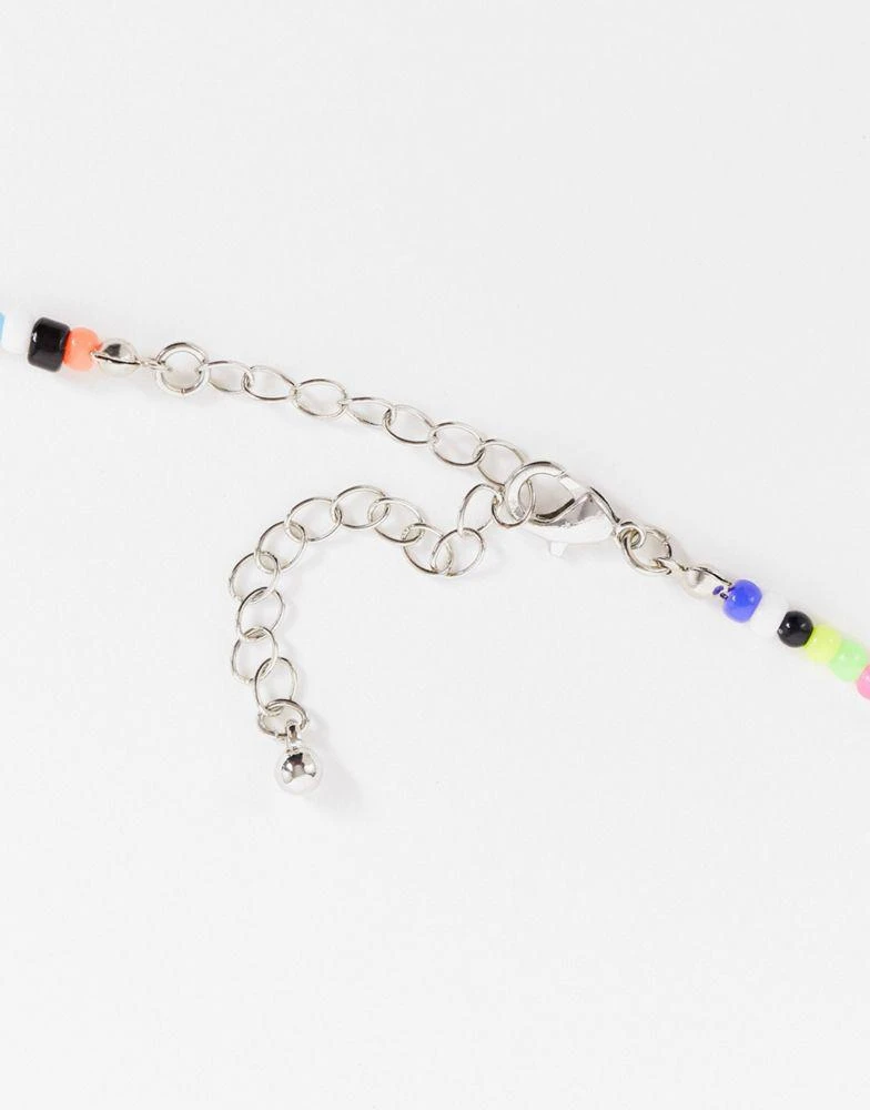 商品ASOS|ASOS DESIGN festival joyful beaded necklace in multi colour,价格¥68,第3张图片详细描述