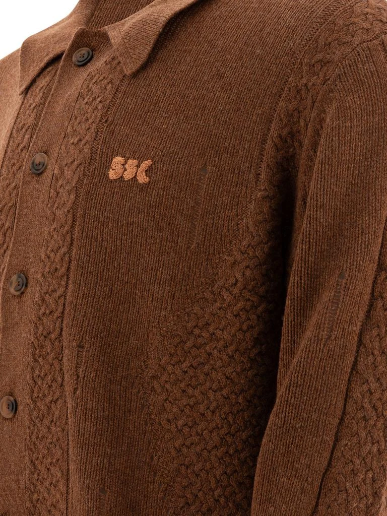 商品Stockholm Surfboard Club|Broke Knitwear Brown,价格¥1289,第4张图片详细描述