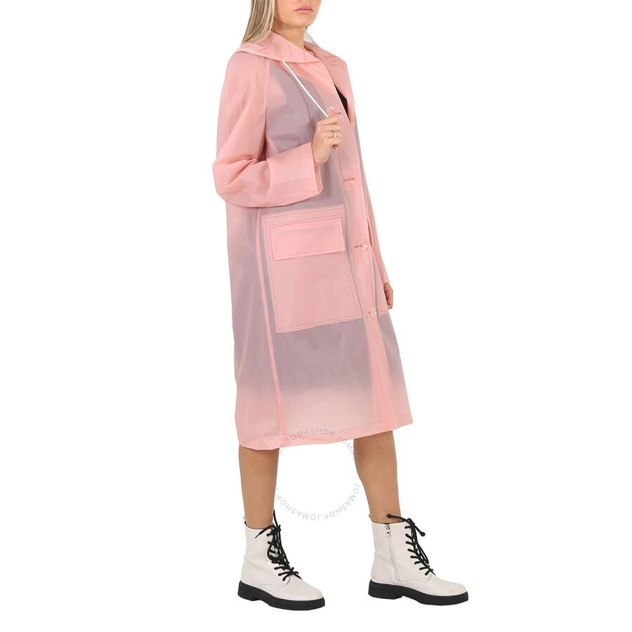 商品Burberry|Ladies Rose Pink Transparent Trench Coat,价格¥1906,第2张图片详细描述