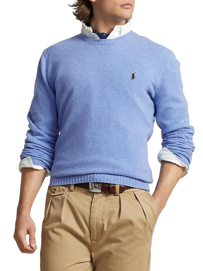 商品Ralph Lauren|Wool-Cashmere Crewneck Sweater,价格¥657,第3张图片详细描述