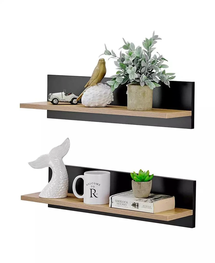 商品Danya B|Repose Display Photo Ledge Shelf, Set of 2,价格¥262,第3张图片详细描述