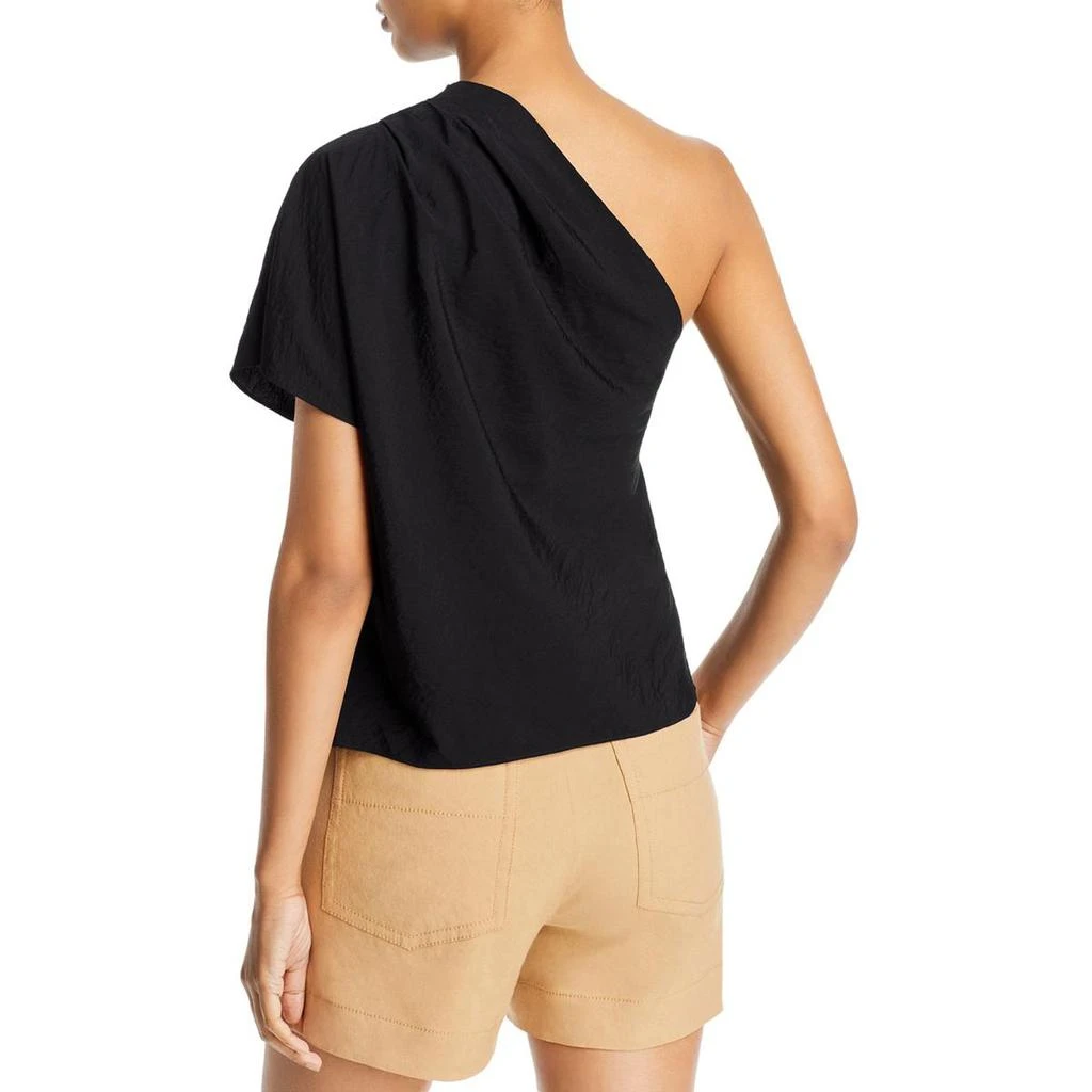 商品Vince|Vince Womens Ruched One Shoulder Top,价格¥291,第2张图片详细描述