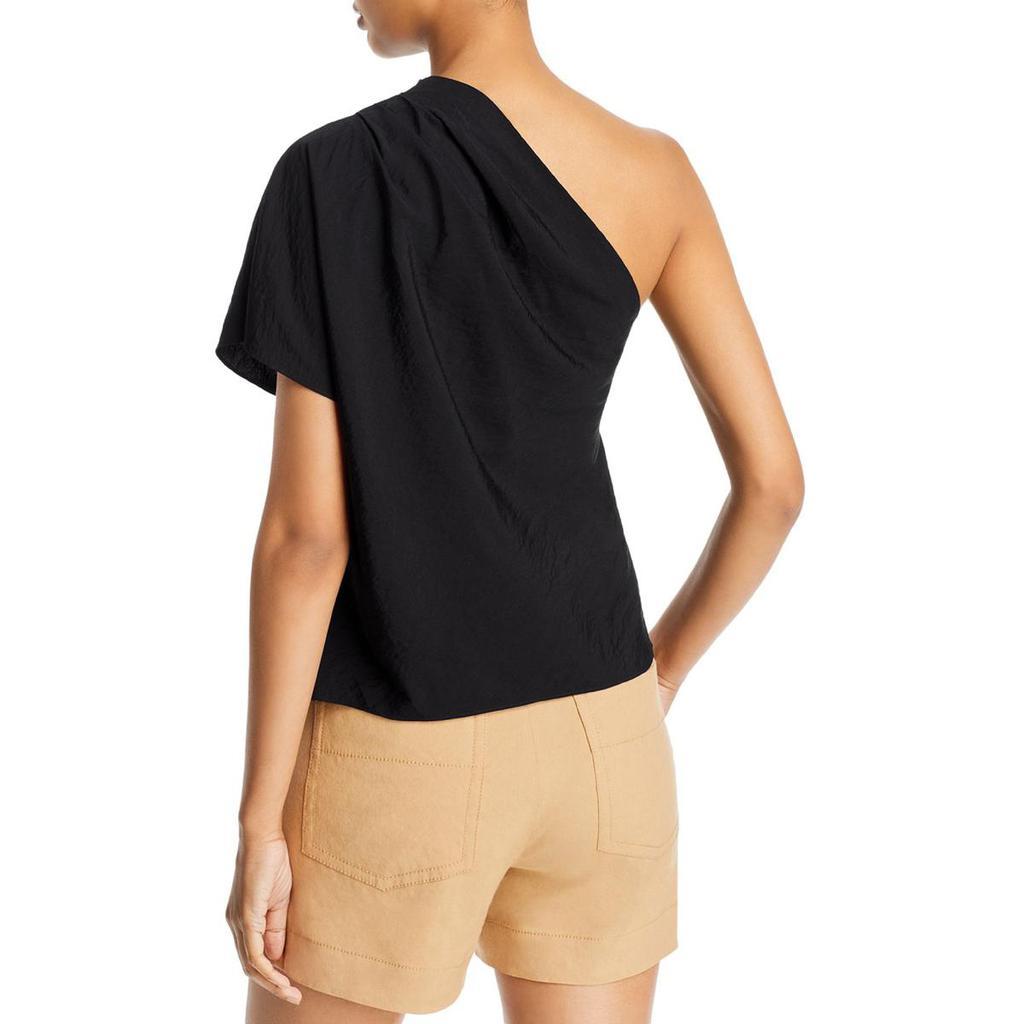 商品Vince|Vince Womens Ruched One Shoulder Top,价格¥280,第4张图片详细描述