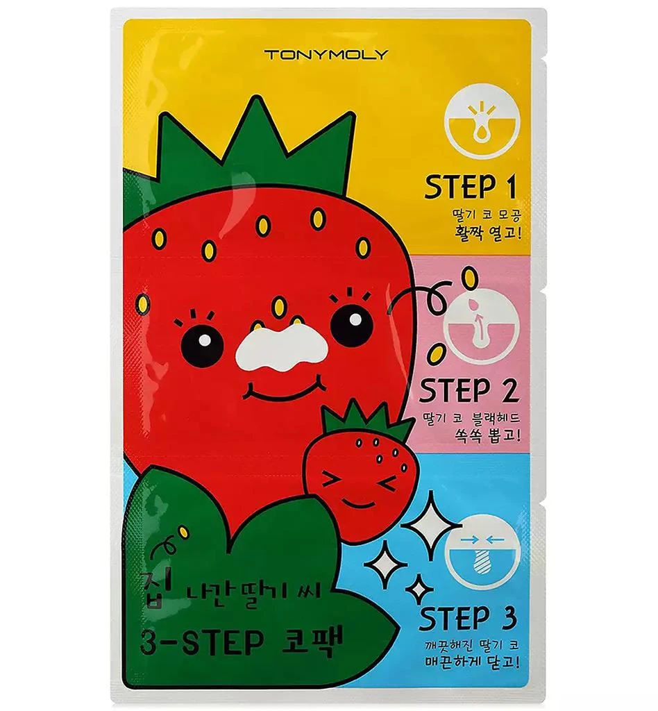 商品TONYMOLY|Runaway Strawberry Seeds 3-Step Nose Pack,价格¥23,第1张图片