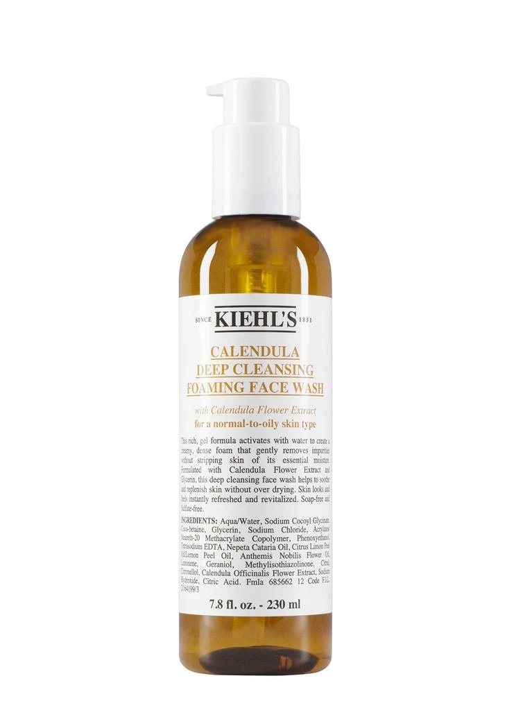 商品Kiehl's|Calendula Deep Cleansing Foaming Face Wash 230ml,价格¥315,第1张图片