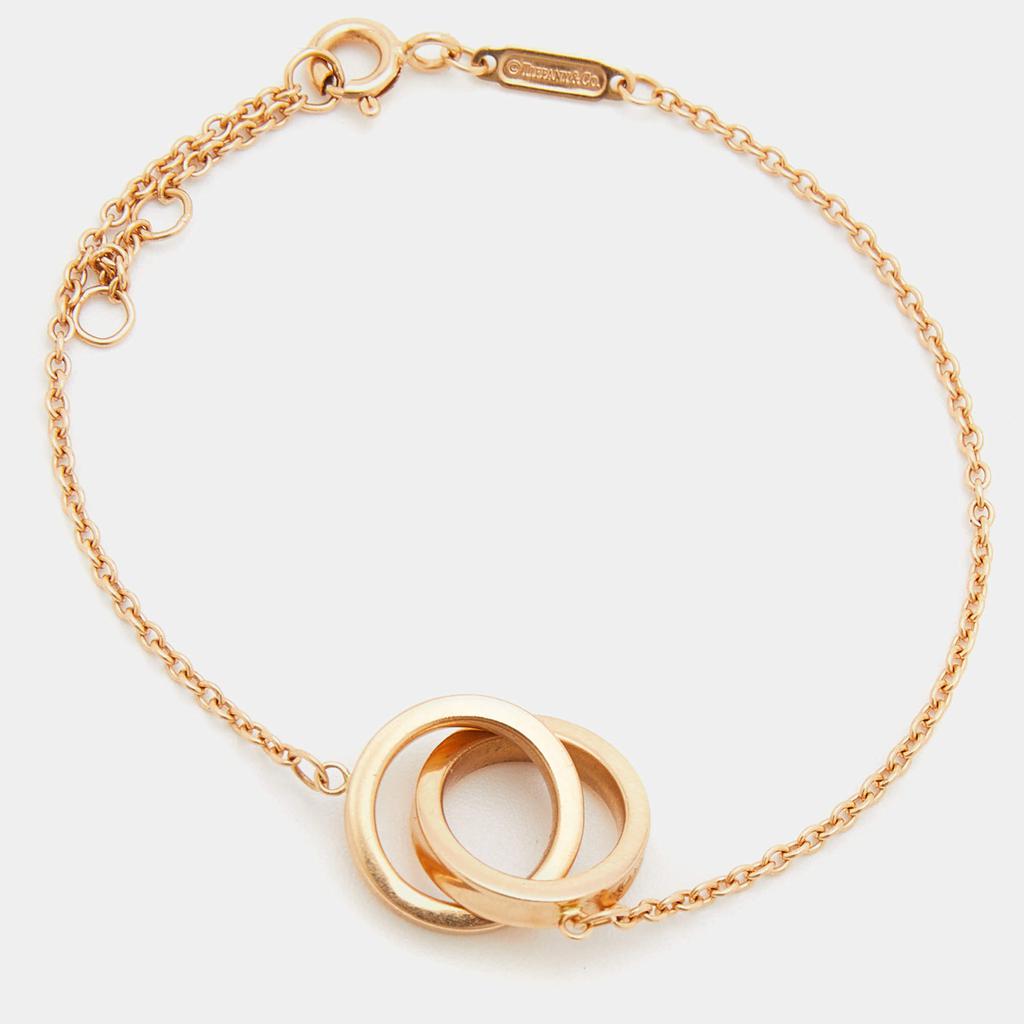 Tiffany & Co. Tiffany 1837 Interlocking Circles 18k Rose Gold Link Bracelet商品第3张图片规格展示