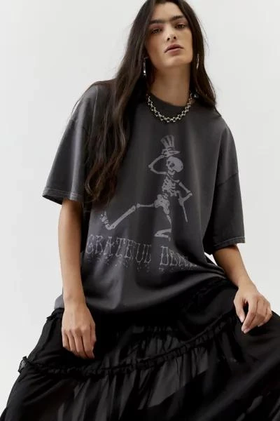 商品Urban Outfitters|Grateful Dead Skeleton T-Shirt Dress,价格¥346,第1张图片