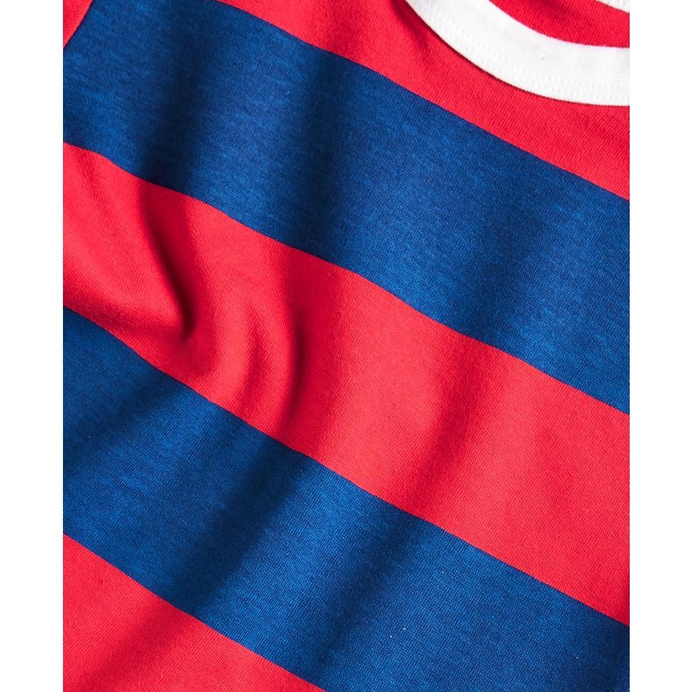 商品First Impressions|Baby Boys Rugby Stripe T-Shirt, Created for Macy's,价格¥28,第5张图片详细描述