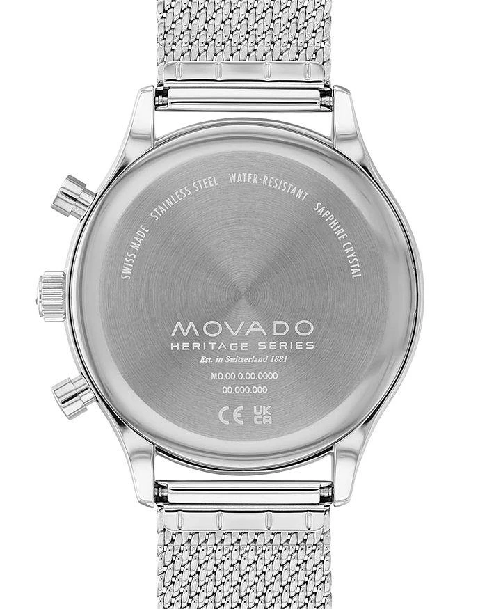 商品Movado|Heritage Calendoplan Chronograph, 43mm,价格¥5231,第3张图片详细描述