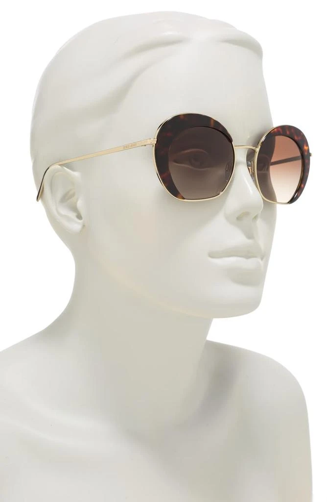 商品Giorgio Armani|50mm Round Sunglasses,价格¥682,第3张图片详细描述