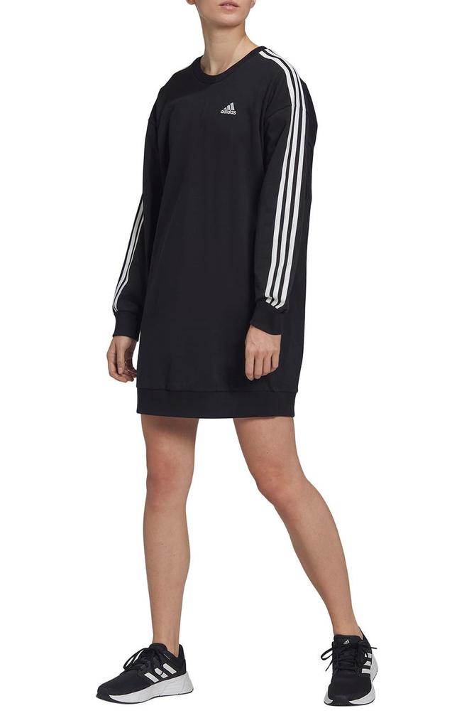 Essentials 3-Stripes Sweatshirt Dress商品第1张图片规格展示