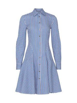 商品Equipment|Striped Knee Lnegth Shirtdress,价格¥723,第5张图片详细描述