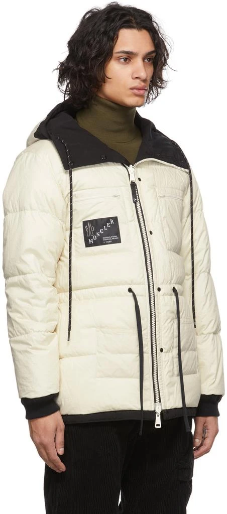 商品Moncler|7 Moncler FRGMT Hiroshi Fujiwara Reversible Off-White Down Glostery Jacket,价格¥16758,第2张图片详细描述