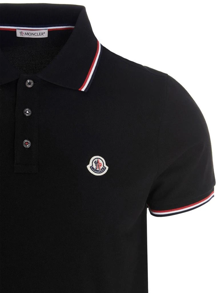 商品Moncler|MONCLER Logo patch polo shirt,价格¥2208,第3张图片详细描述