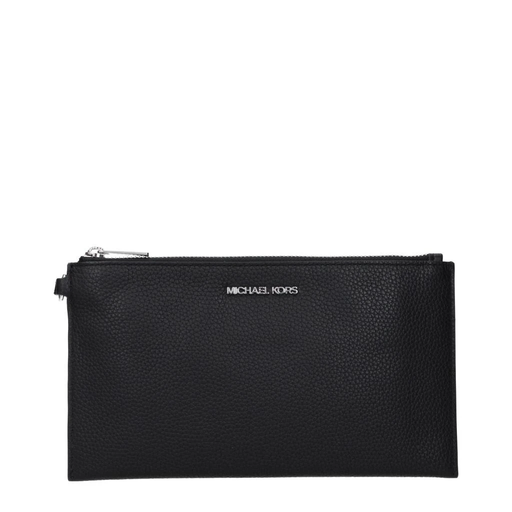 商品Michael Kors|Michael Kors Black Leather Clutch Bags,价格¥1463,第1张图片
