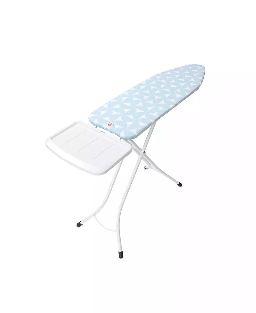 商品Brabantia|Ironing Board B, 49 x 15" 124 x 38 Centimeter - Solid Steam Unit Holder, 1" 25 Millimeter White Frame,价格¥1014,第2张图片详细描述