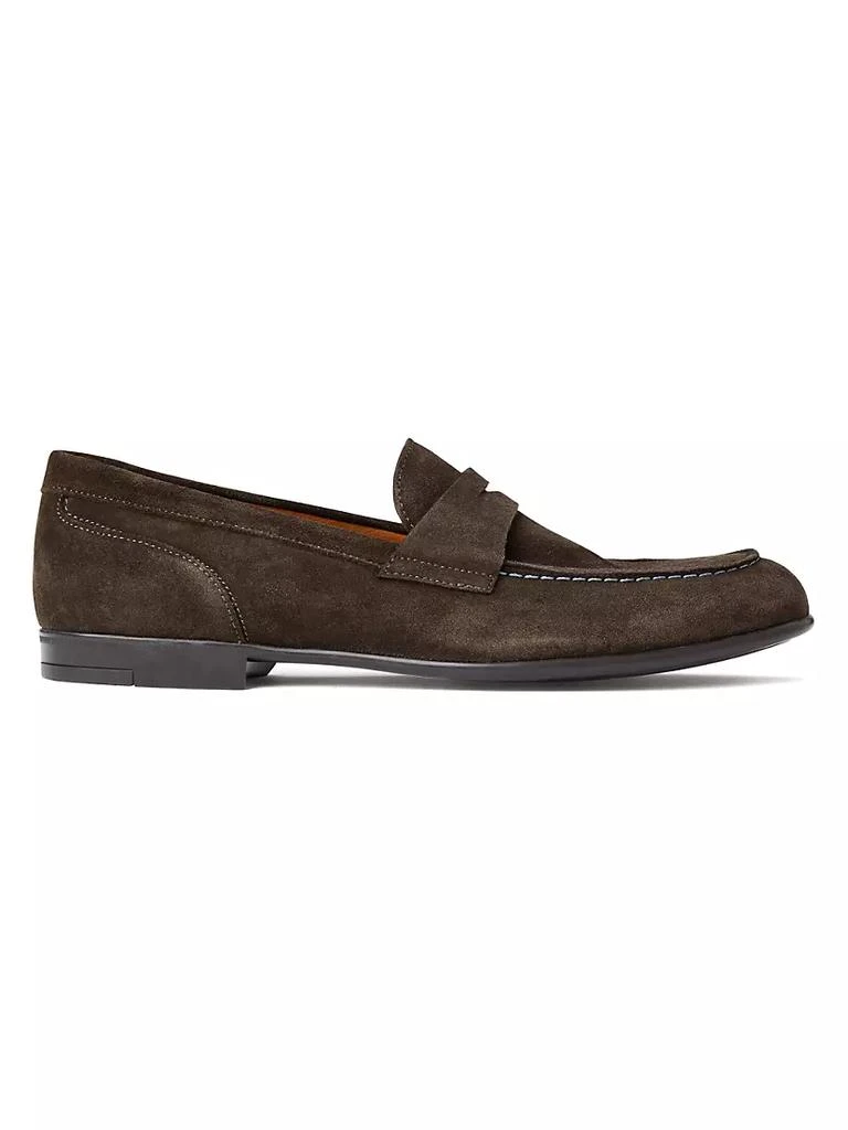 商品Bruno Magli|Silas Suede Penny Loafers,价格¥2236,第1张图片