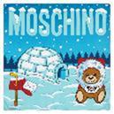 商品Moschino|Moschino莫斯奇诺  雪屋主题围巾 - 浅蓝色,价格¥361,第1张图片