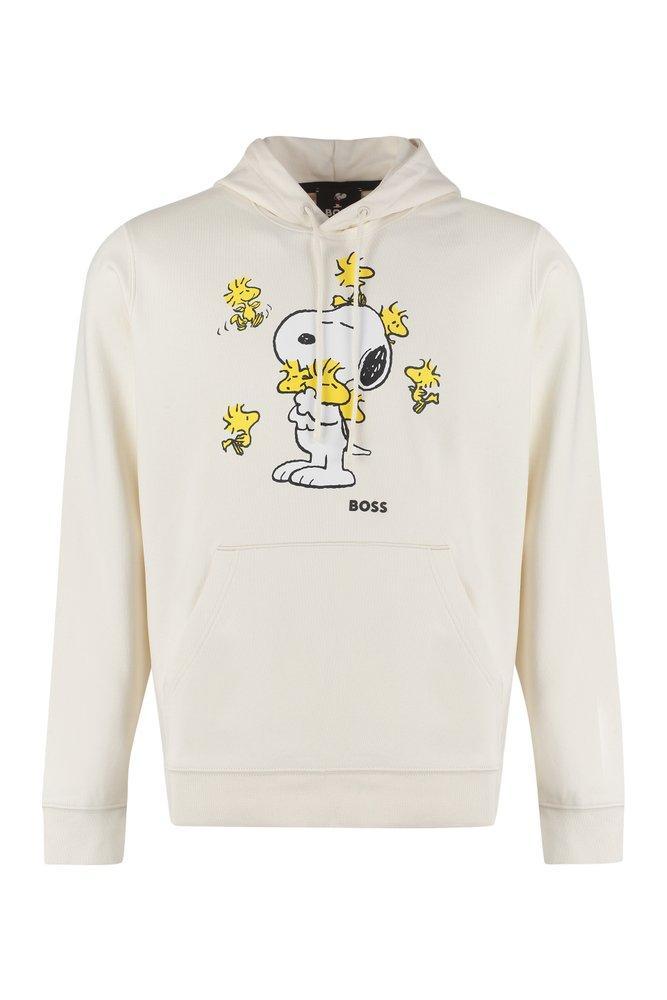 商品Hugo Boss|Boss Hugo Boss Snoopy Print Drawstring Hoodie,价格¥768,第1张图片