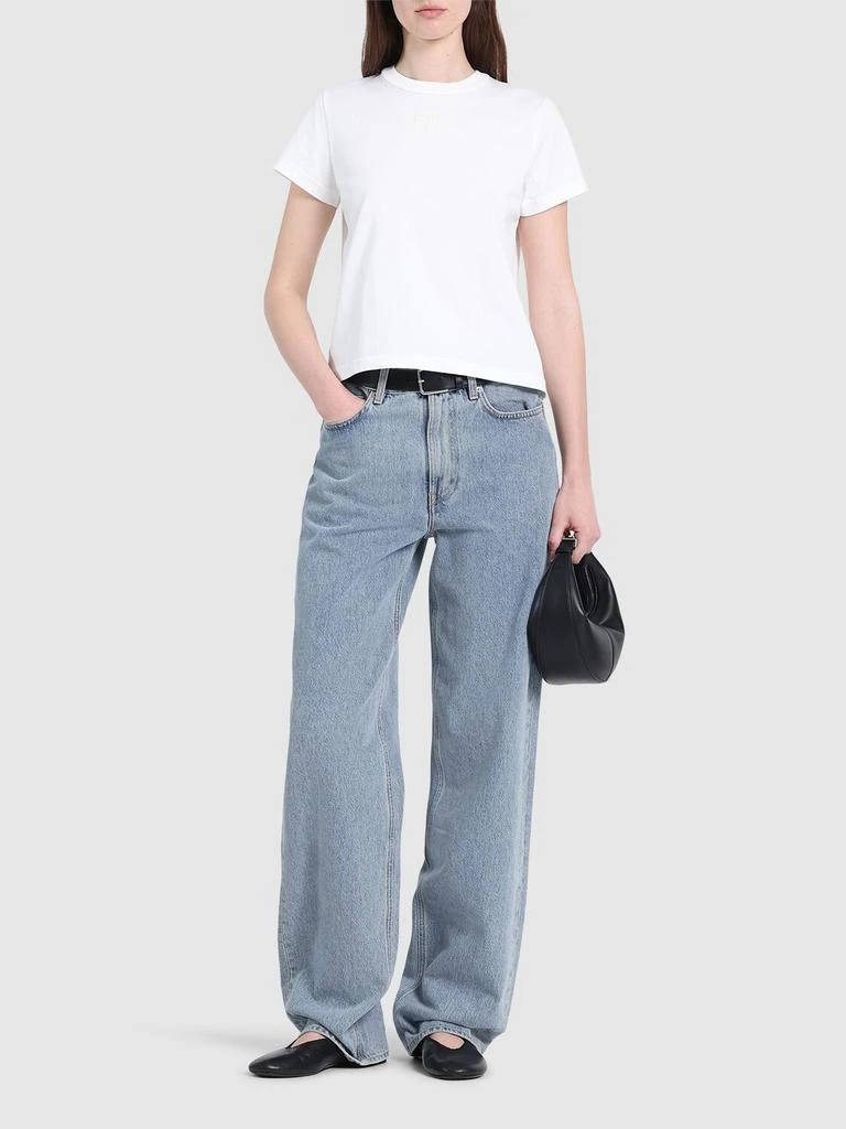 商品Alexander Wang|Essential Shrunk Cotton Jersey T-shirt,价格¥1141,第1张图片详细描述