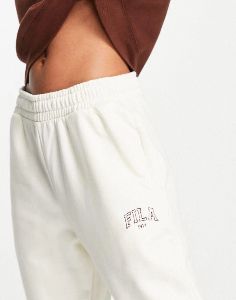 商品Fila|Fila Varsity unisex joggers in ecru,价格¥176,第3张图片详细描述